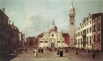 カンポ サンタ マリア フォルモーサ カナレット ヴェネツィア Oil Paintings